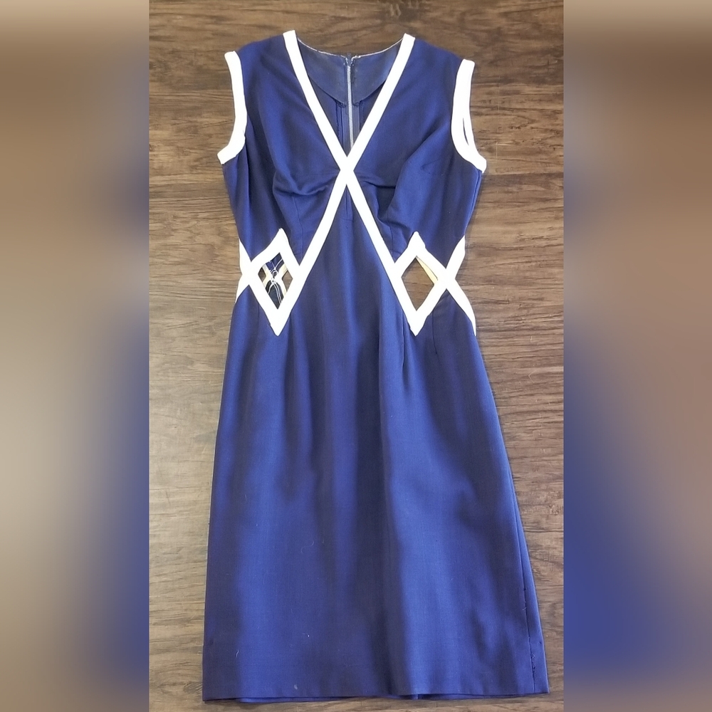 Vintage Handmade Mod Mini Dress